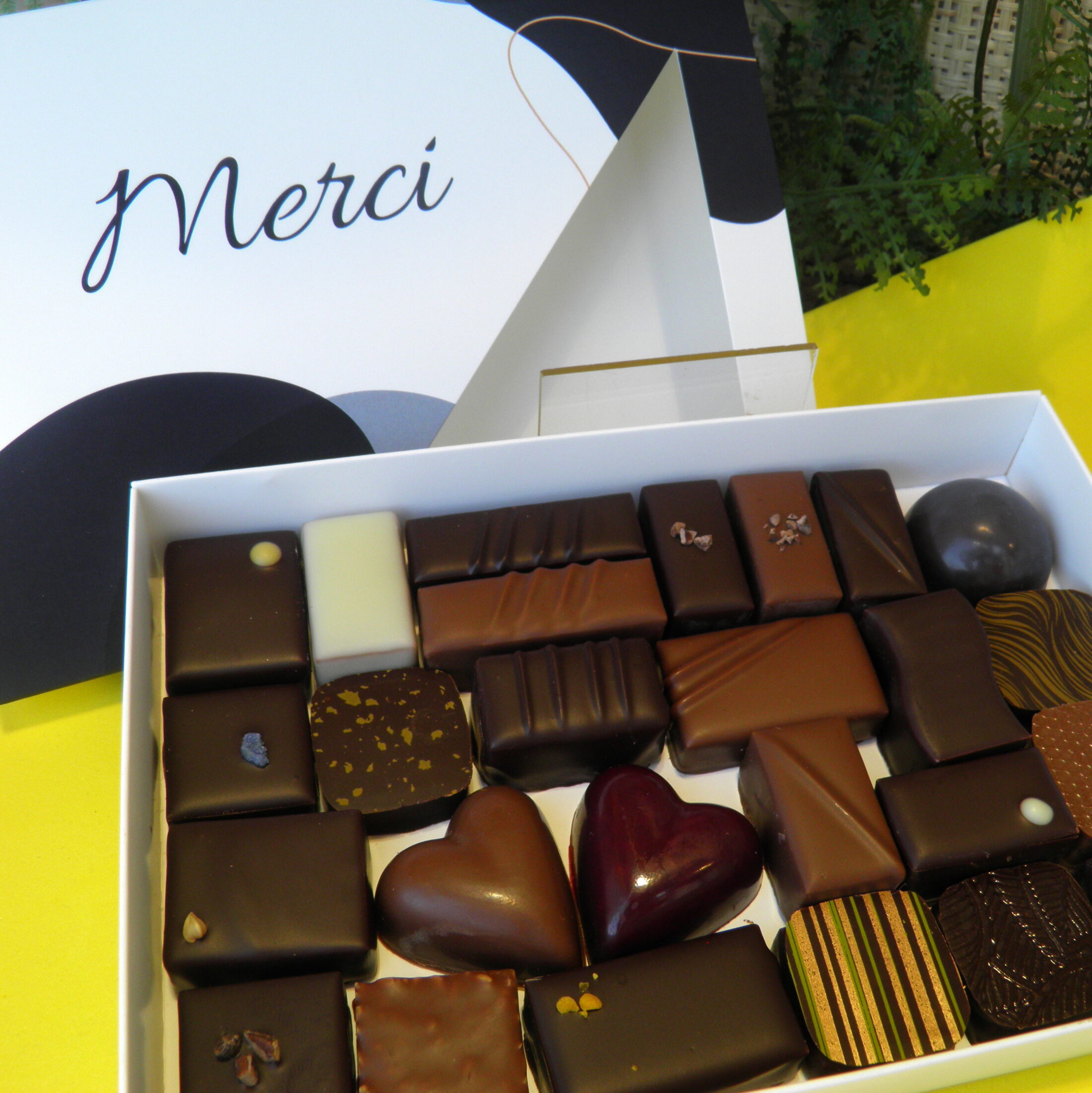 Boite "Merci" 26 chocolats